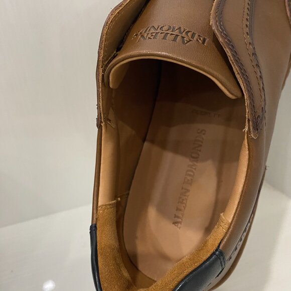 Brand New never worn Size 11 ALLEN EDMONDS Beckett Leather Slip-On Sneakers - Picture 7 of 9